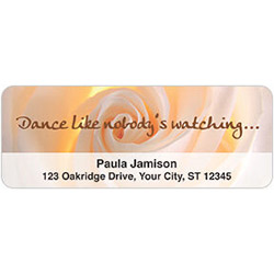 Dance Like No One's Watching Address Labels