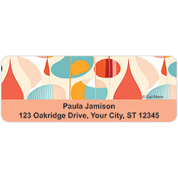 Gail Marie Retro Reverie Address Labels